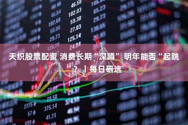 天织股票配资 消费长期“深蹲” 明年能否“起跳”？丨每日研选
