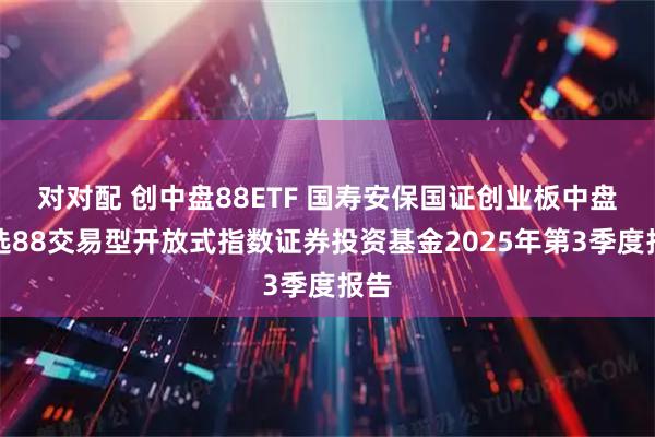 对对配 创中盘88ETF 国寿安保国证创业板中盘精选88交易型开放式指数证券投资基金2025年第3季度报告